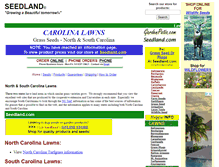 Tablet Screenshot of carolinalawns.com